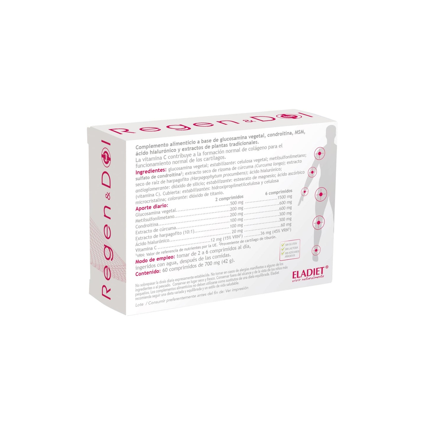 Eladiet Regendol 60 Comprimidos