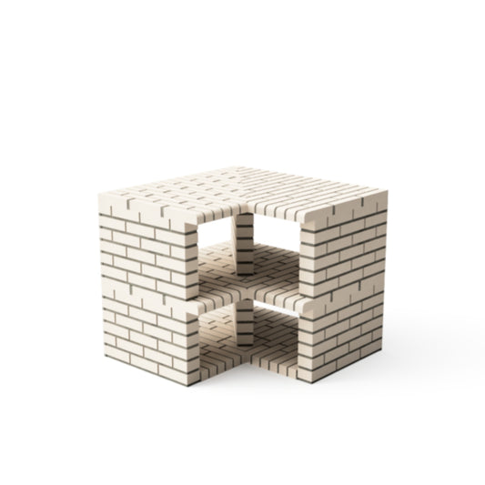 Módulo bancada esquina Volterra beige, Movelar