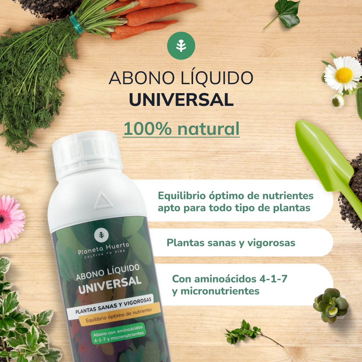 Abono Líquido Universal Planeta Huerto 1 l