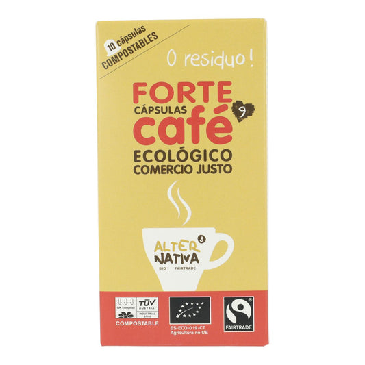 Cápsulas de Café Forte Alternativa 10 uds 5,5 g