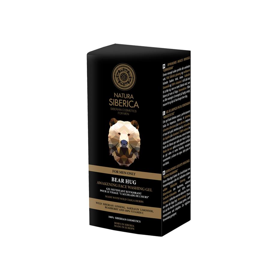 Abrazo de oso Gel limpieza facial renovador Natura Sibérica, 150 ml