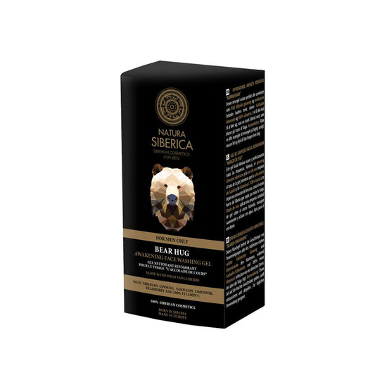 Abrazo de oso Gel limpieza facial renovador Natura Sibérica, 150 ml