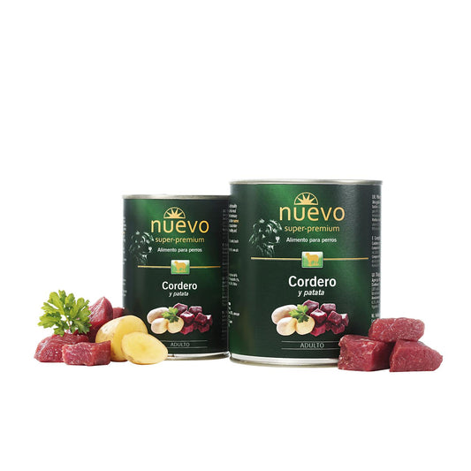 Nuevo Lata Perro adulto Cordero y Patata 800 g