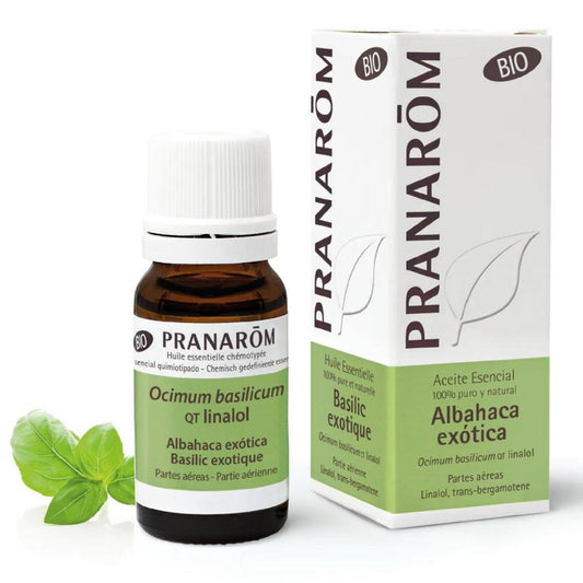 Aceite esencial albahaca exótica bio, Pranarôm 10 ml