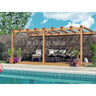 Pérgola madera adosada Palma Maderland