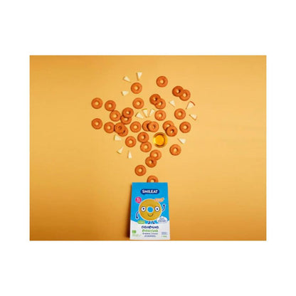 Pack 2x Galletas infantiles ECO de espelta con manzana  Smileat, 220g