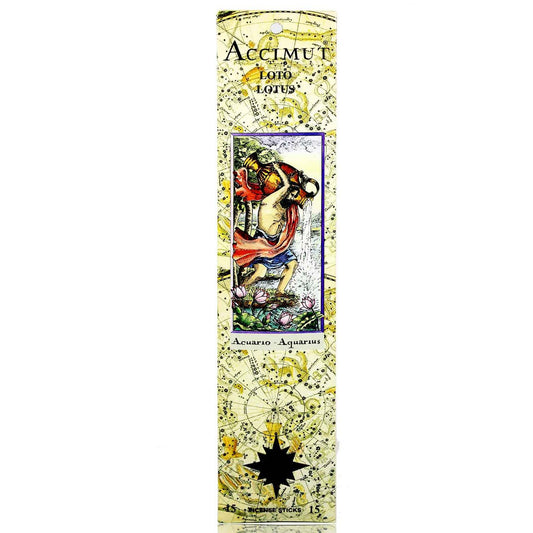 Incienso Stick Accimut Acuario Loto Radhe