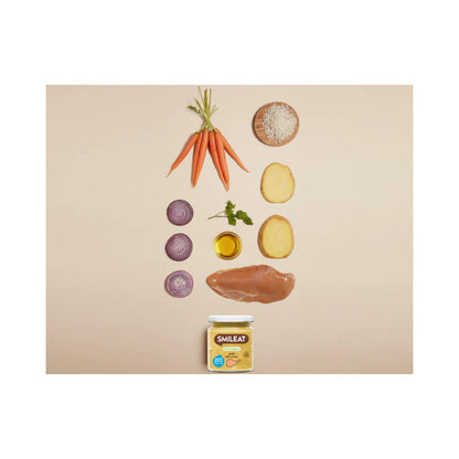 Tarrito Dorado BIO pollo con arroz +6 meses Smileat, 230g