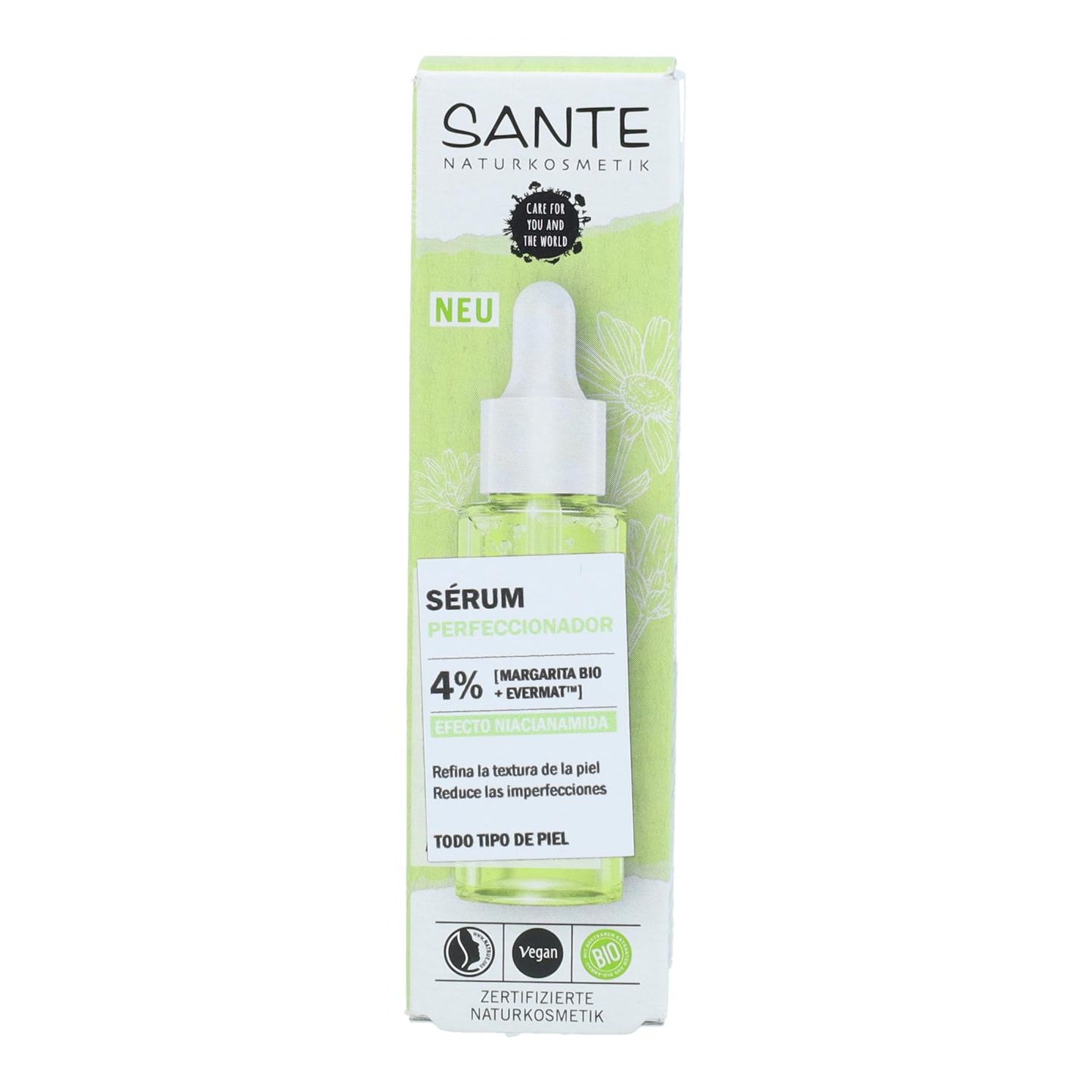 Sérum matificante perfector niacinamida, Sante 30 ml