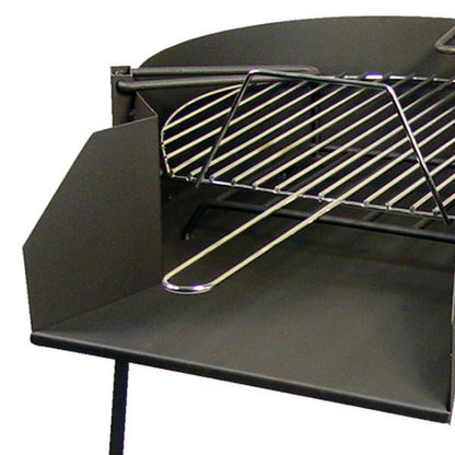 Barbacoa de carbón con Soporte para Paella Imex el Zorro