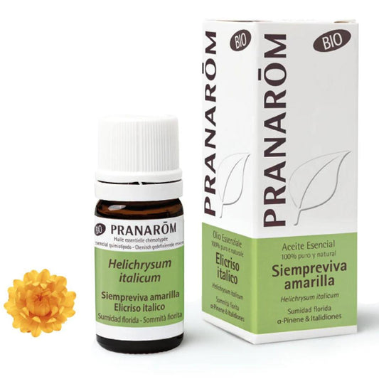 Aceite esencial siempreviva amarilla bio, Pranarôm 5 ml