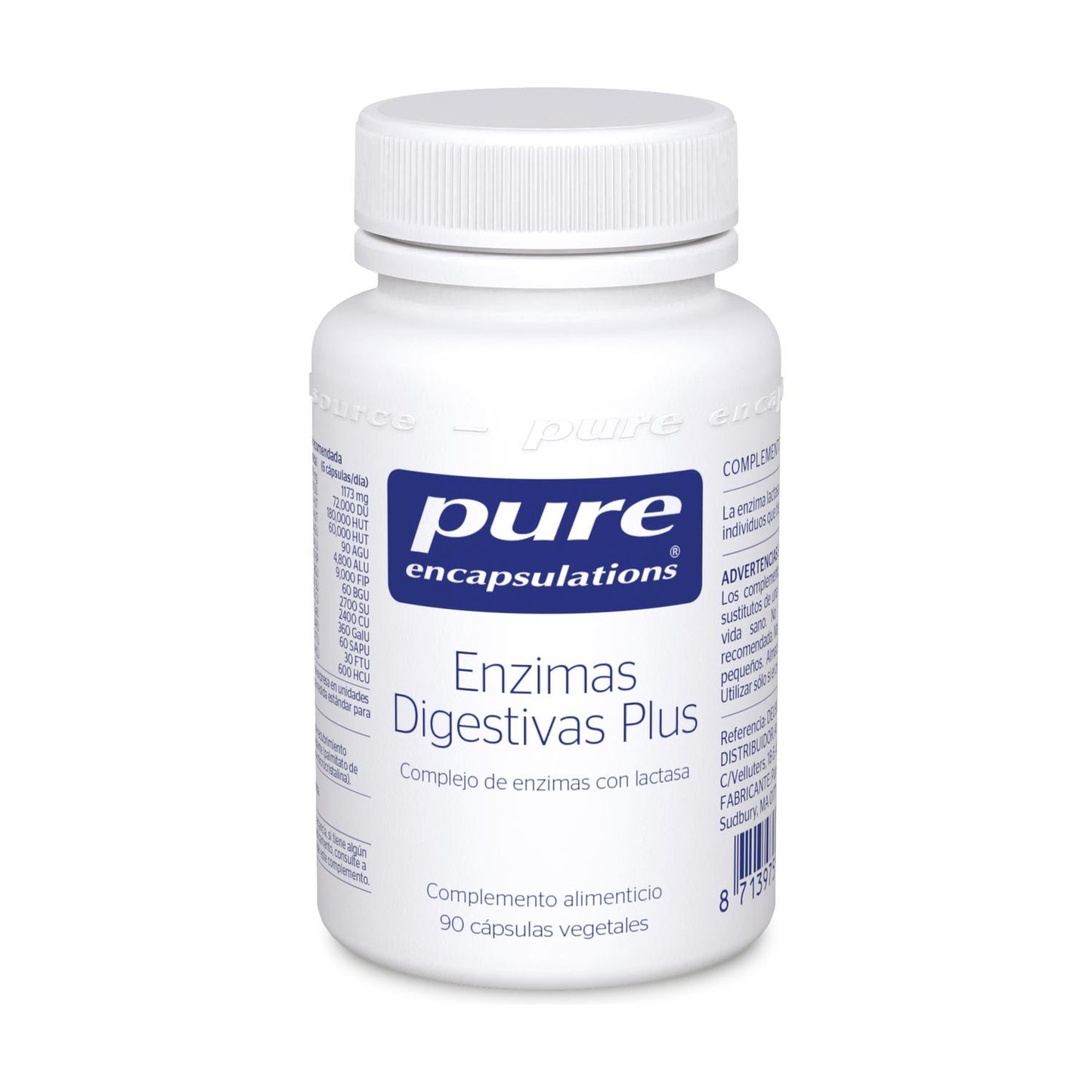 Enzimas Digestivas 90cap Pure Encapsulations