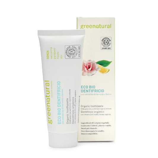Dentífrico té verde Greenatural, 75 ml