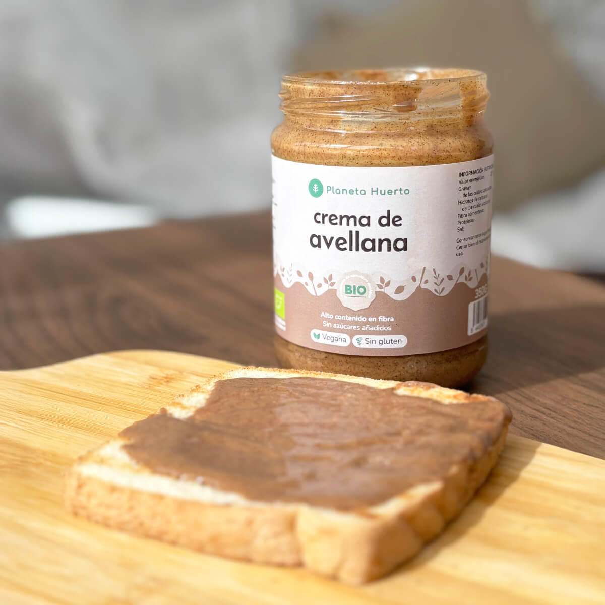 Crema de Avellanas ECO Planeta Huerto 350 g