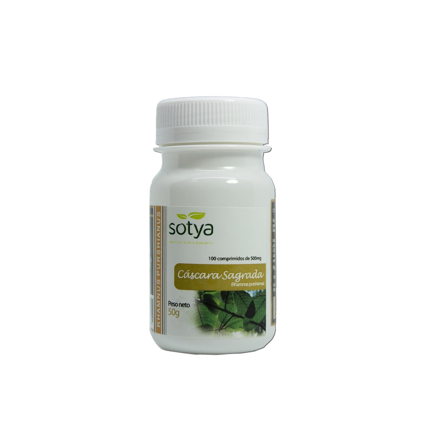Cascara Sagrada Sotya 100 Comprimidos