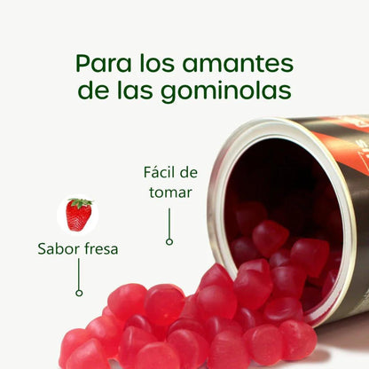Multivitaminas para niños en gominolas sabor fresa Aldous Bio 120 gominolas