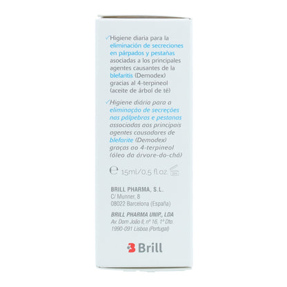 Gel Limpiador de Párpados Ectodol, Brill Pharma 15 ml