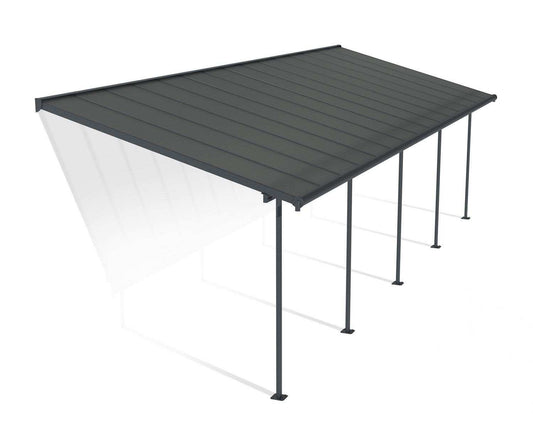 Pérgola adosada Capri 299x924 cm gris Canopia by Palram
