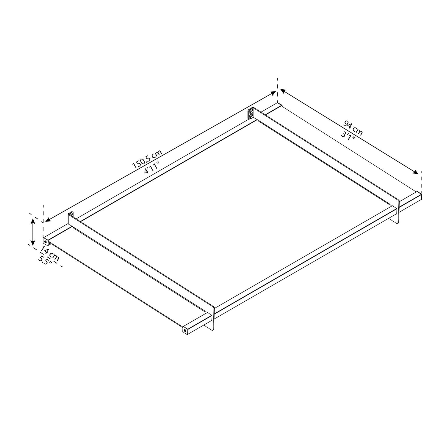 Marquesina para puerta Nancy 150x94 cm Canopia by Palram