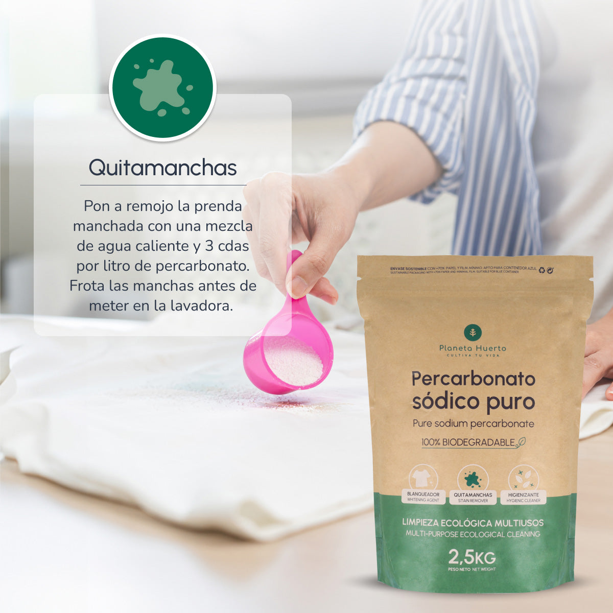 Pack 6xPercarbonato sódico Planeta Huerto 2,5 kg