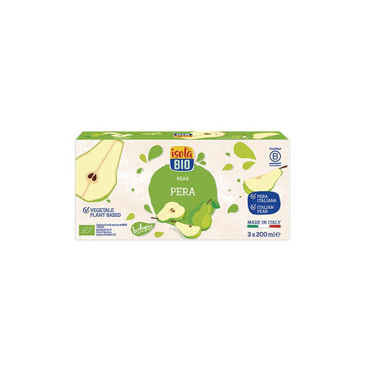 Zumo de Pera Bio Isola Bio Pack 3x200ml