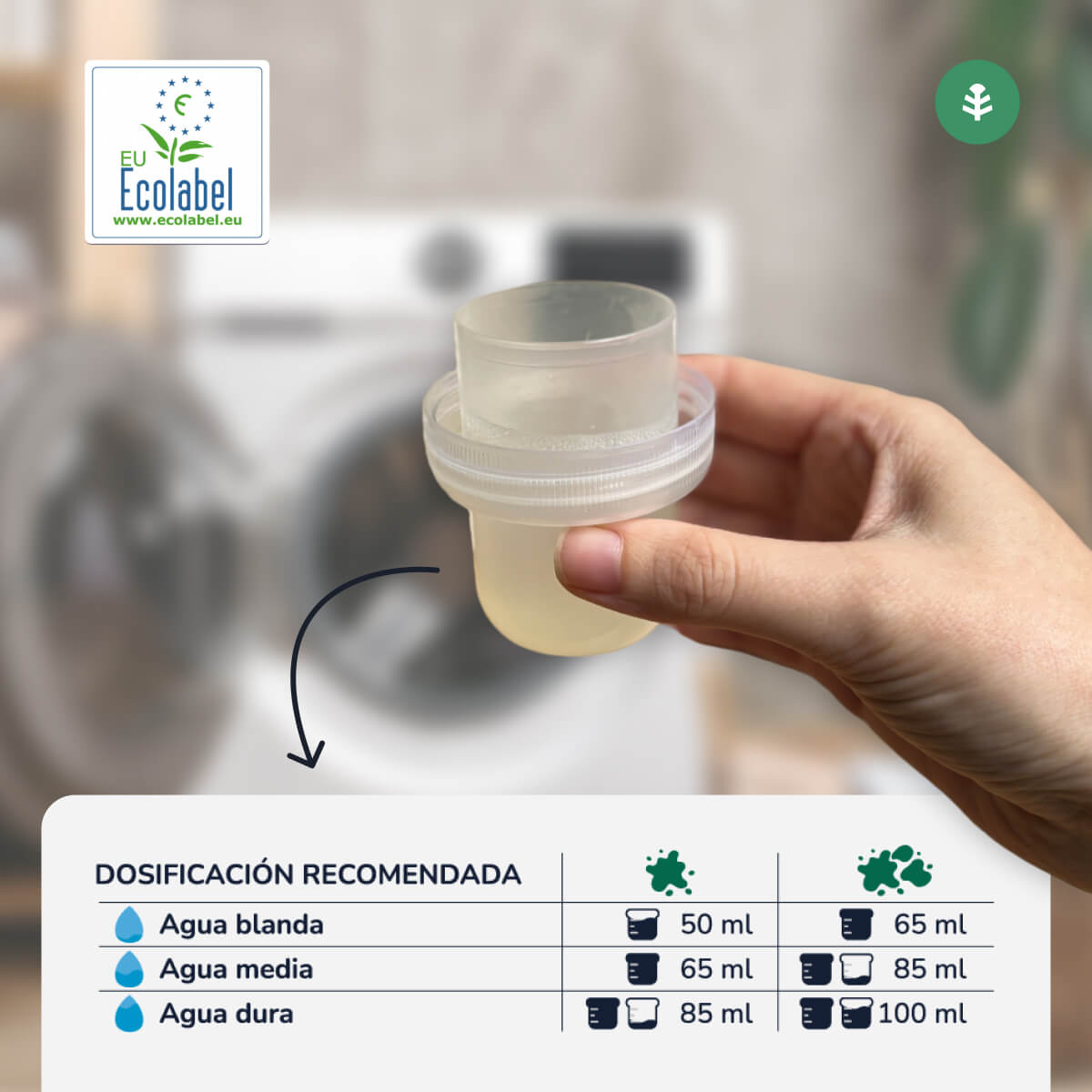 Detergente Líquido Ropa Eco  Aroma natural a ropa limpia Planeta Huerto  5 Litros