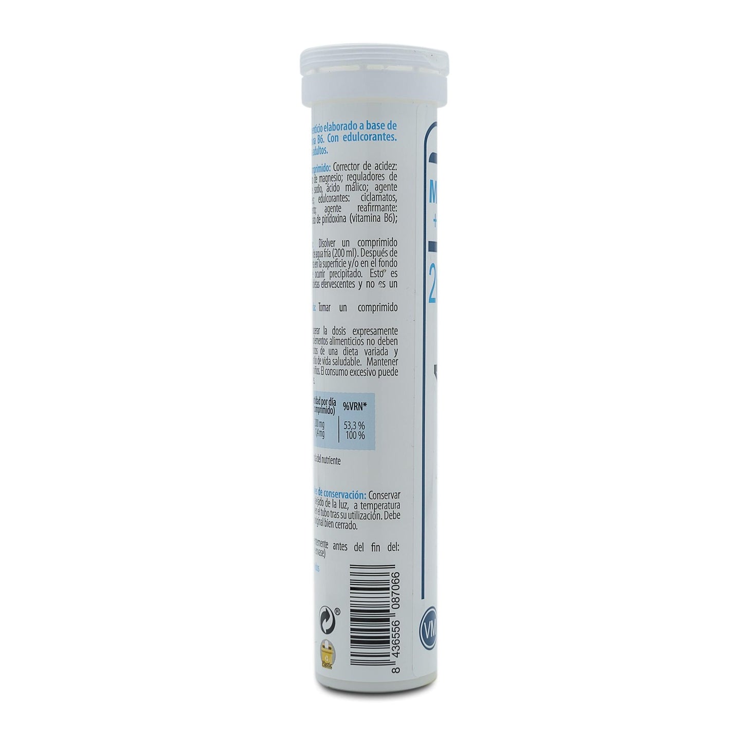 H4U Magnesio + Vitamina B6 + Vitamina B2 20 comprimidos efervescentes sabor naranja limón