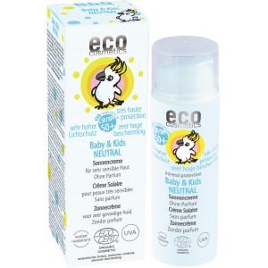 Protector solar F50 Neutral Bebé y niños, EcoCosmetics 50ml