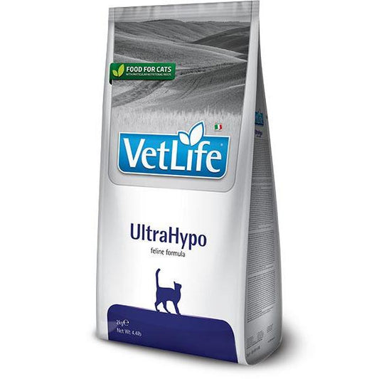 Vet Life Fórmula felina Ultrahypo Pienso veterinario Farmina 400 g