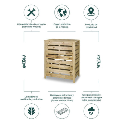 Pack Compostaje en el jardín Hortalia