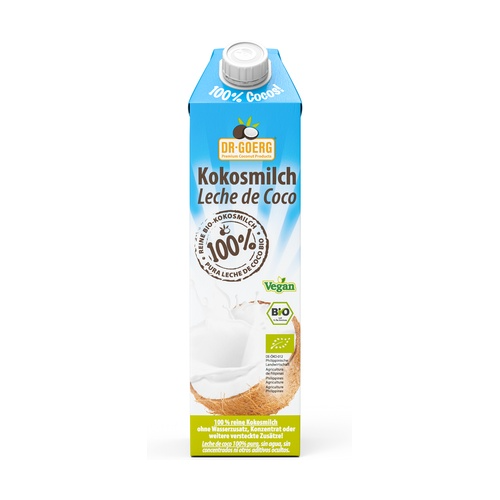 Leche de Coco Bio para cocinar Dr. Goerg 1L