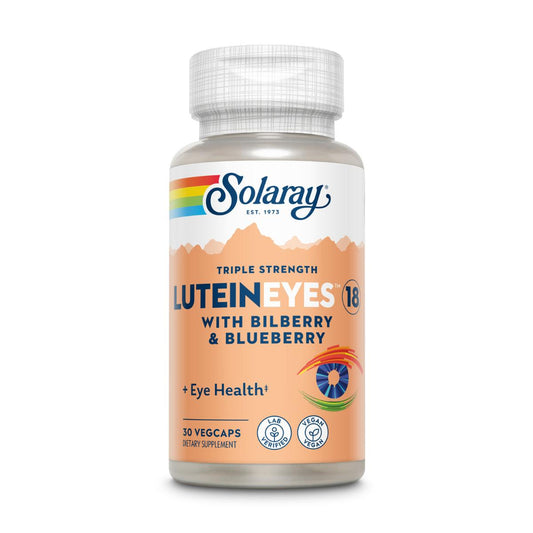 Lutein Eyes 18 mg Solaray, 30 cápsulas