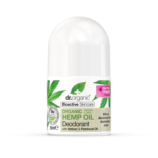 Desodorante aceite de cáñamo Dr. Organic 50 ml