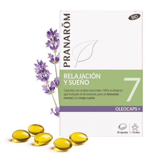 Cápsulas de relajación y sueño BIO Pranarôm 30 cápsulas