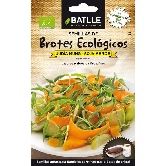 Semillas de Soja Verde ecológicas para germinados Batlle