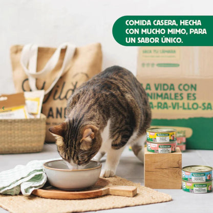Pack Estofado de mercado con pavo y ternera para gatos 6x80 g Wild Balance