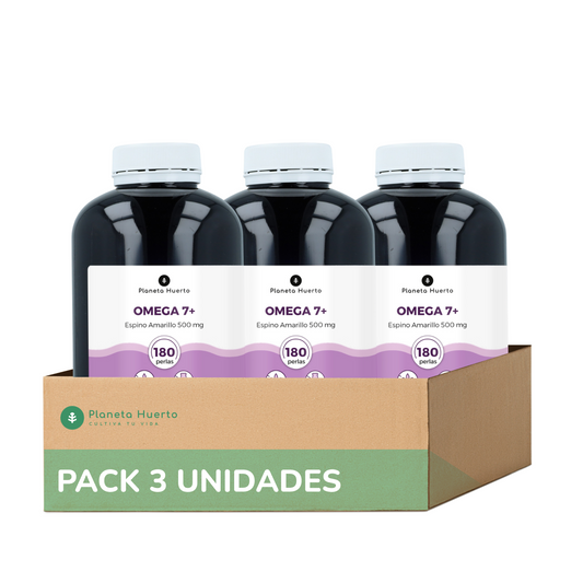 Pack 3xOmega 7 Espino Amarillo Planeta Huerto 180 Perlas