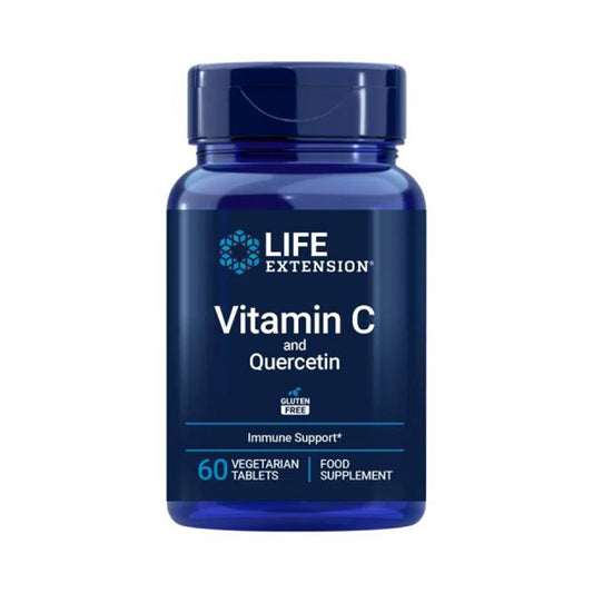 Vitamin C and Quercetin Phytosome, Life Extension 60 cápsulas