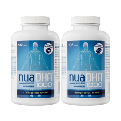 Pack 2x NuaDHA 1000 Laboratorios Nua 132 perlas