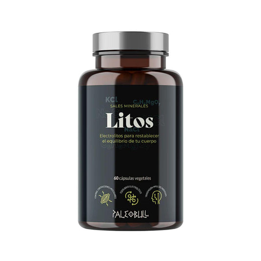 Litos Sales Minerales con electrolitos Paleobull 60 caps
