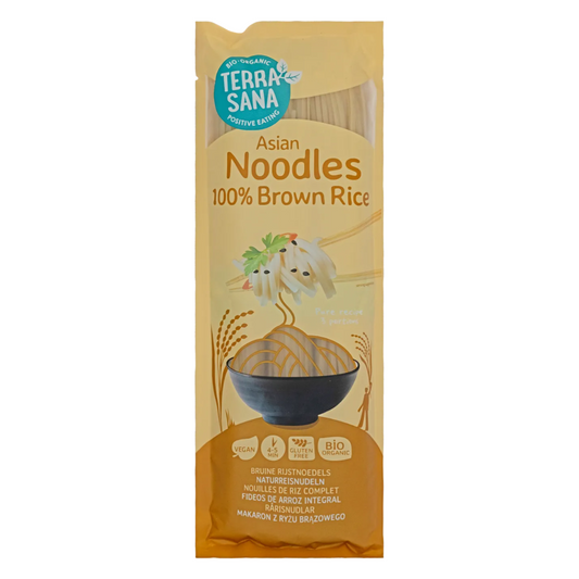 Fideos de arroz integral 100% S/G Terrasana 250 g