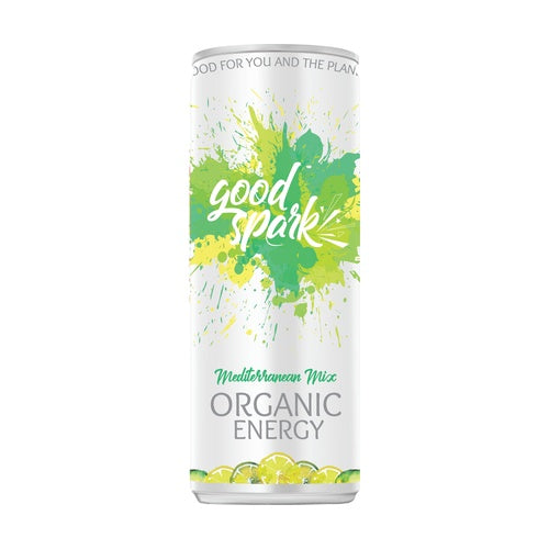Pack 12 Bebidas Energéticas Bio Mediterranean Mix 250 ml Good Spark