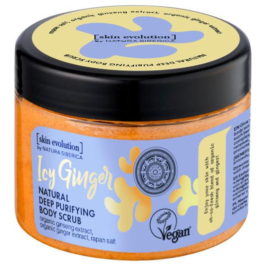 Exfoliante corporal purificante icy ginger Natura Sibérica 300 ml