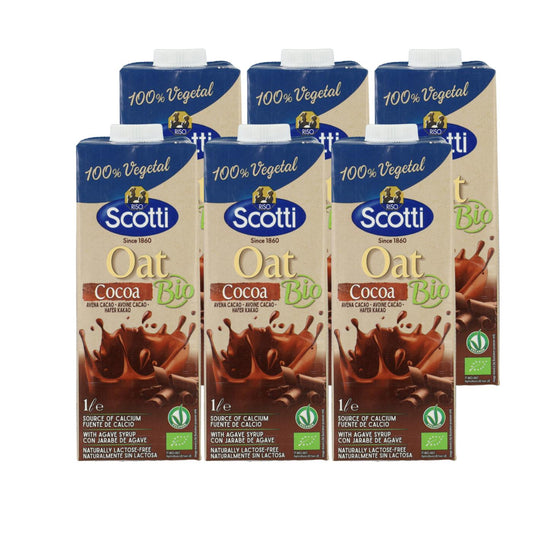 Pack 6 x Bebida BIO avena y chocolate Scotti