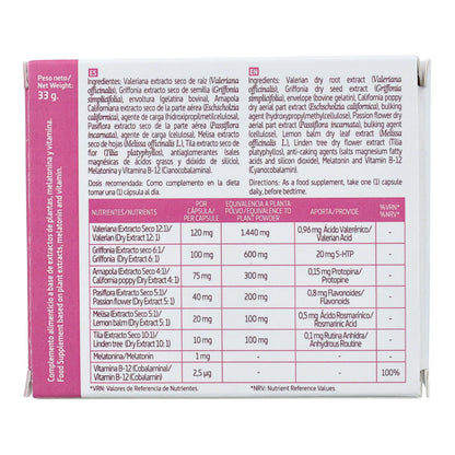 Valeriana complex Nature Essential 1500 mg, 60 cápsulas