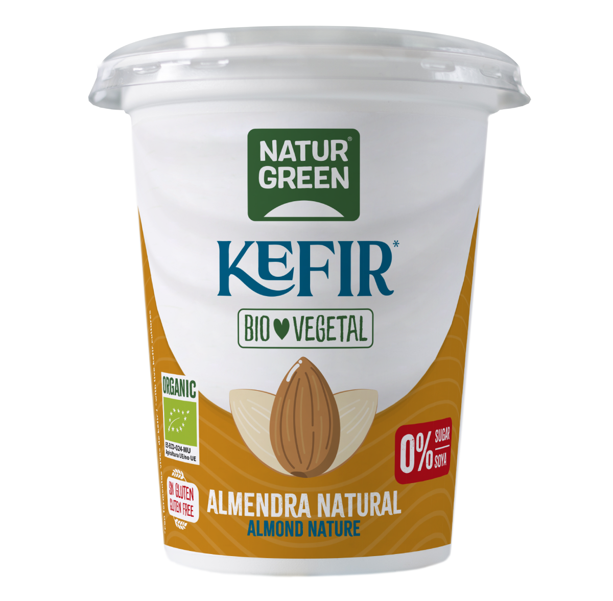 Kefir Bio Almendra Natural NaturGreen 400 g