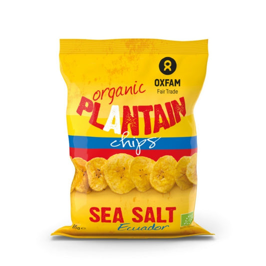 Chips Plátano BIO con sal Oxfam Intermón 85 g