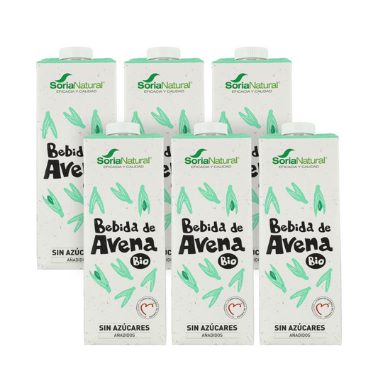 Pack 6 x Bebida de Avena BIO Soria Natural 1L