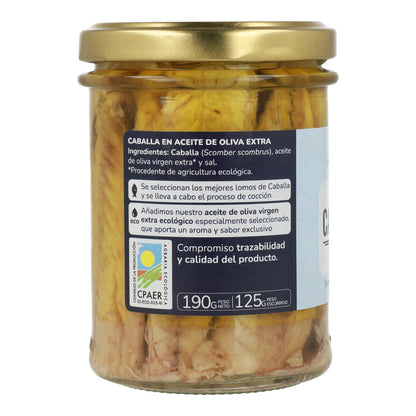 Caballa en aceite de oliva ECO Planeta Huerto 190 g