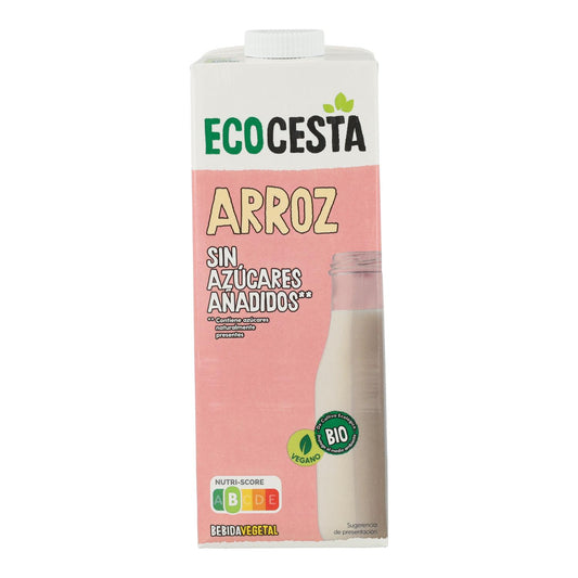 Bebida Vegetal de Arroz Sin azúcares añadidos  Bio, 1L Ecocesta